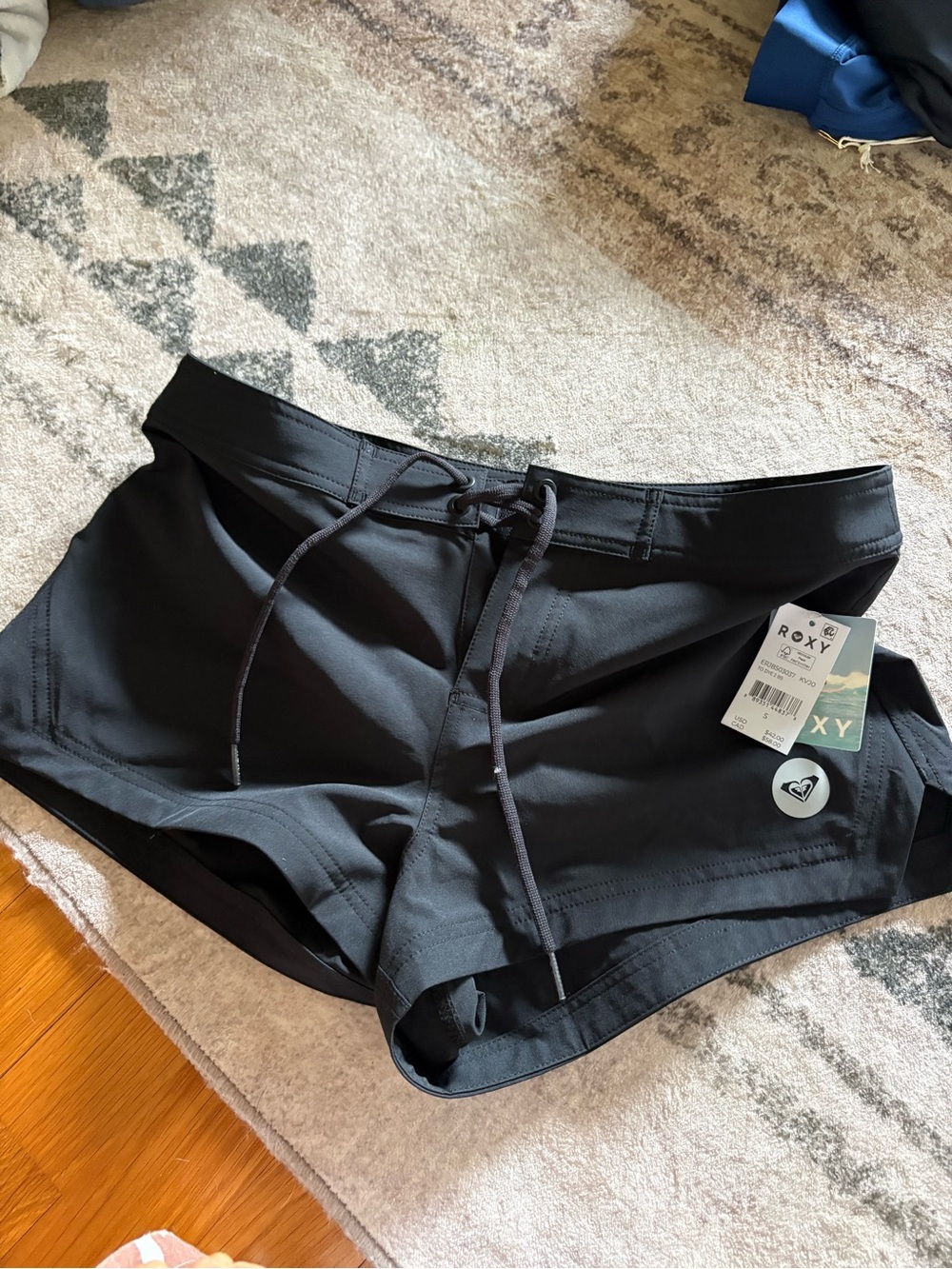 Roxy Black Athletic Swim Shorts - Picture 3 of 4